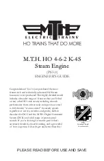 M.T.H. HO 4-6-2 K-4S Engineer'S Manual предпросмотр