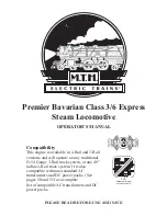 Preview for 1 page of M.T.H. Premier Bavarian Class 3/6 Express Operator'S Manual