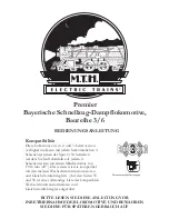 Preview for 54 page of M.T.H. Premier Bavarian Class 3/6 Express Operator'S Manual