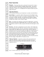 Preview for 4 page of M.T.H. PREMIER DREYFUSS Operating Instructions Manual