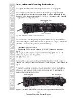 Preview for 12 page of M.T.H. PREMIER DREYFUSS Operating Instructions Manual