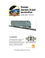 M.T.H. Premier Genesis Diesel Locomotive Operator'S Manual preview