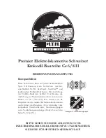 Предварительный просмотр 53 страницы M.T.H. Premier Swiss 6/8 Type II Crocodile Electric Engine Operator'S Manual