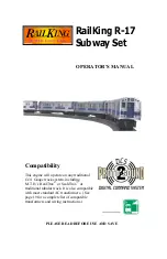 M.T.H. RailKing R-17 Subway Set Operator'S Manual preview