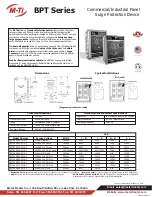 Preview for 1 page of M-TI BPT Series Quick Start Manual