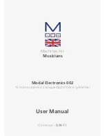 M Modal Electronics 002 User Manual preview