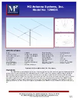 M2 Antenna Systems 12M4DX Manual preview