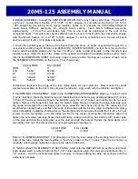 Preview for 4 page of M2 Antenna Systems 20M5-125 Manual