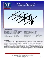 M2 Antenna Systems 2M5-440XP Manual preview