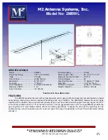 M2 Antenna Systems 2M8WL Assembly Manual preview