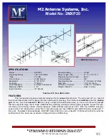 M2 Antenna Systems 2MXP20 Assembly Manual preview