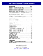 Preview for 6 page of M2 Antenna Systems 2MXP20 Assembly Manual