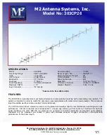 M2 Antenna Systems 303CP26 Quick Start Manual preview