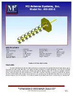 M2 Antenna Systems 400-800-8 Assembly Manual preview
