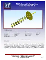 Preview for 1 page of M2 Antenna Systems 400-800-8 Assembly Manual