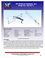 M2 Antenna Systems 420-50-11 Assembly Manual preview