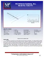 M2 Antenna Systems 6-30LP11 Assembly Manual preview