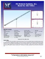 M2 Antenna Systems 902-14WLC Assembly Manual preview