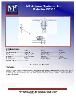 M2 Antenna Systems FD35.5 Assembly Manual preview