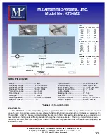 Preview for 1 page of M2 Antenna Systems KT34M2 Assembly Manual