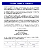 Preview for 7 page of M2 KT36XA Assembly Manual