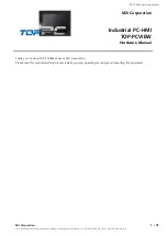 Preview for 1 page of M2I TOP-PCVIEW Series Hardware Manual