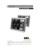 M2I XTOP 10 series User Manual preview