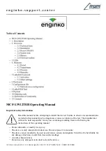 M2M enginko MCF-LW12TER Manual предпросмотр