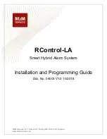 Предварительный просмотр 1 страницы M2M RControl-LA Installation And Programming Manual