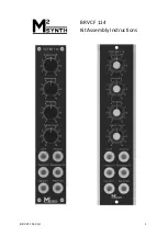 Preview for 1 page of M2SYNTH BR VCF 114 Assembly Instructions