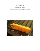 Предварительный просмотр 1 страницы M2TECH HiFace DAC User Manual