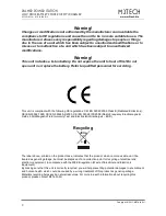 Preview for 2 page of M2TECH PALMER POWER STATION User Manual