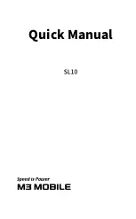 Предварительный просмотр 1 страницы M3 Mobile SL10 Quick Manual