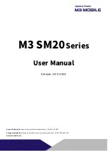 M3 Mobile SM20 Series User Manual preview