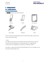 Предварительный просмотр 8 страницы M3 Mobile US20 Series User Manual