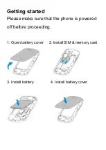 Предварительный просмотр 3 страницы M4 SS1050 Quick Start Manual