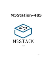 M5Stack M5Station-485 Manual preview