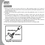 Предварительный просмотр 4 страницы M7 NC-2210 Operation Instruction Manual