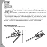 Предварительный просмотр 4 страницы M7 QD-221 Manual