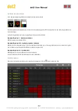 Preview for 252 page of MA lighting Dot 2 User Manual