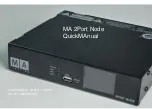 MA lighting MA 2Port Node Quick Manual предпросмотр