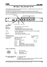 MA lighting RJ-45 Quick Start Manual preview