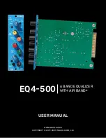 Предварительный просмотр 1 страницы Maag Audio EQ4-500 User Manual