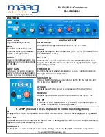 Preview for 4 page of Maag Audio MAGNUM-K User Manual