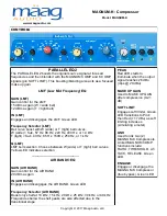 Preview for 5 page of Maag Audio MAGNUM-K User Manual