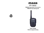 Maas PT-130-D User Manual предпросмотр