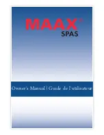 MAAX Spas PERFORMANCE SERIES Owner'S Manual preview