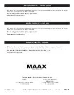 Preview for 24 page of MAAX 10024484 Installation Instructions Manual