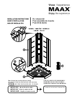 Предварительный просмотр 1 страницы MAAX 100589 Installation Instructions Manual