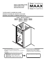 Preview for 1 page of MAAX 105316 Installation Instructions Manual